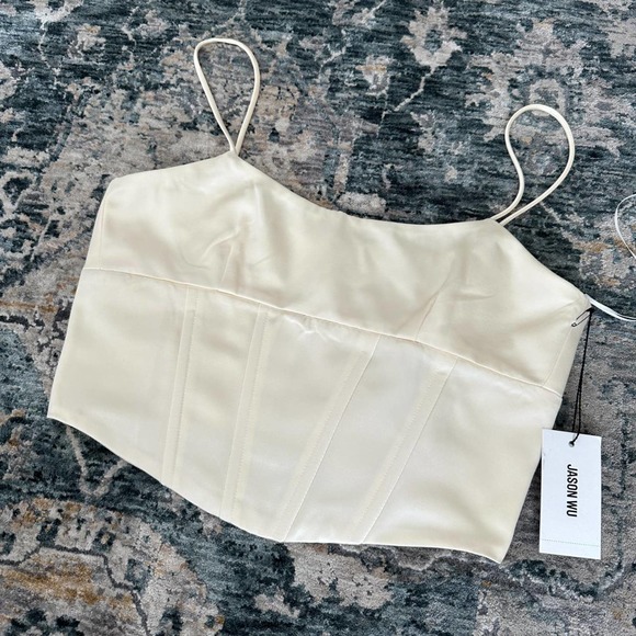 NWT Jason Wu Silky Satin corset - Picture 5 of 6